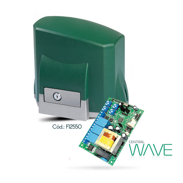 Kit Deslizante Solo CH 600 SPEED 1/3HP 127V ou 220V 60Hz com Central e 2 Controles 433MHz